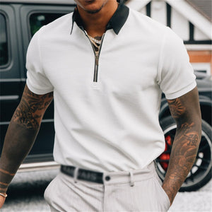 Men Polo Business And Casual Polo Shirt Men Solid Polo Shirts Brand Short-Sleeved Shirt  Man Clothing S-3XL | TageUnlimited