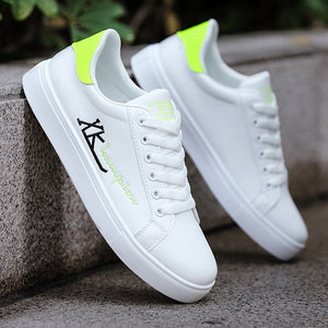 Men Casual Shoes Lightweight Breathable Men Shoes Flat Lace-Up Men Sneakers White Business Travel Unisex Tenis Masculino | TageUnlimited