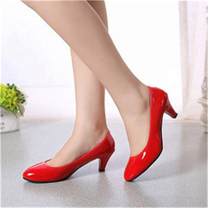 Female Pumps Nude Shallow Mouth Women Shoes Fashion Office Work Wedding Party Shoes Ladies Low Heel Shoes Woman Autumn | TageUnlimited
