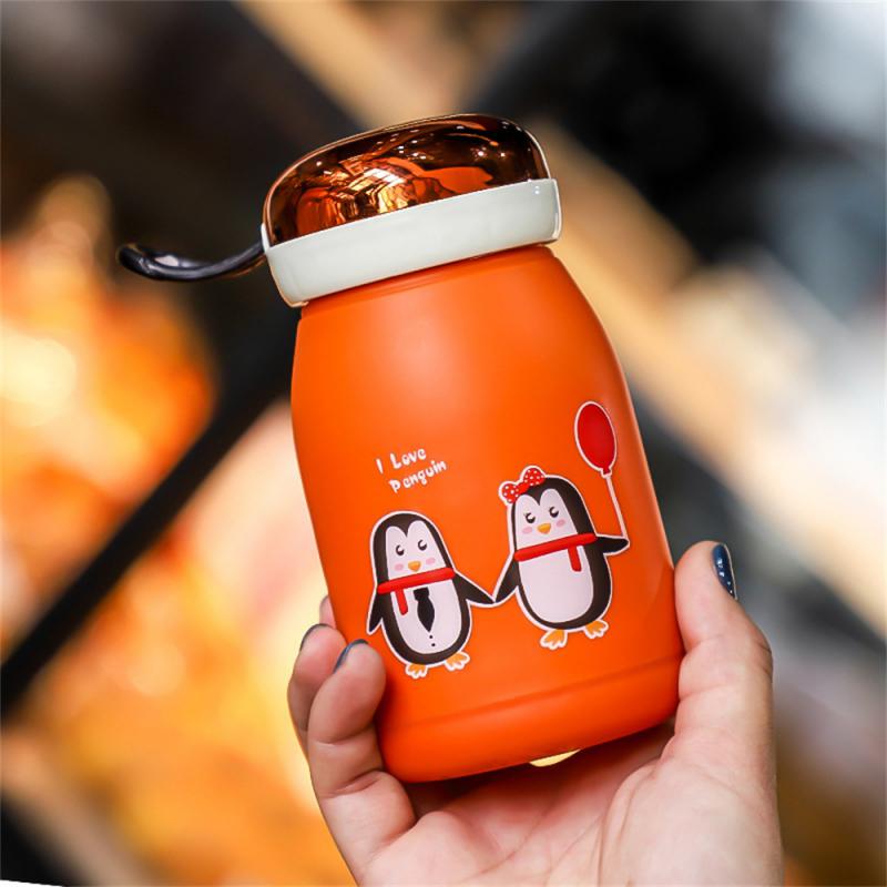 Double Layer Handy Cup Super Cute Feeding Cups Ins 14.3x7.8cm Gift Cup Kitchen Accessories Small Fresh Water Cup. | TageUnlimited