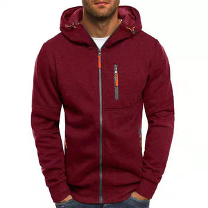 Brand New Men Hoodies Sweatshirts Leisure Cardigan Men Hooded Pullovers Jacquard Casual Man Hoody Sweatshirt Jackets | TageUnlimited