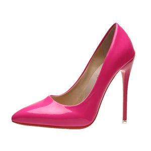 Fashion High Heels 35-45 Plus Size Women Shoes 12cm Thin Stiletto Banquet Wedding Shoes Sexy Pointed Toe Ladies Party Shoes | TageUnlimited