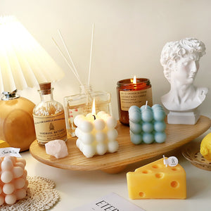 Modern Home Decoration Big Cube Bubble Candle Soy Wax Aromatherapy Scented Candles Home Decorative Candles Birthday Gift | TageUnlimited