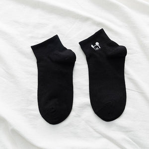Disney Embroidered women socks shallow mouth Korean cute Japanese tide summer thin Cotton Funny street adult short boat sock | TageUnlimited