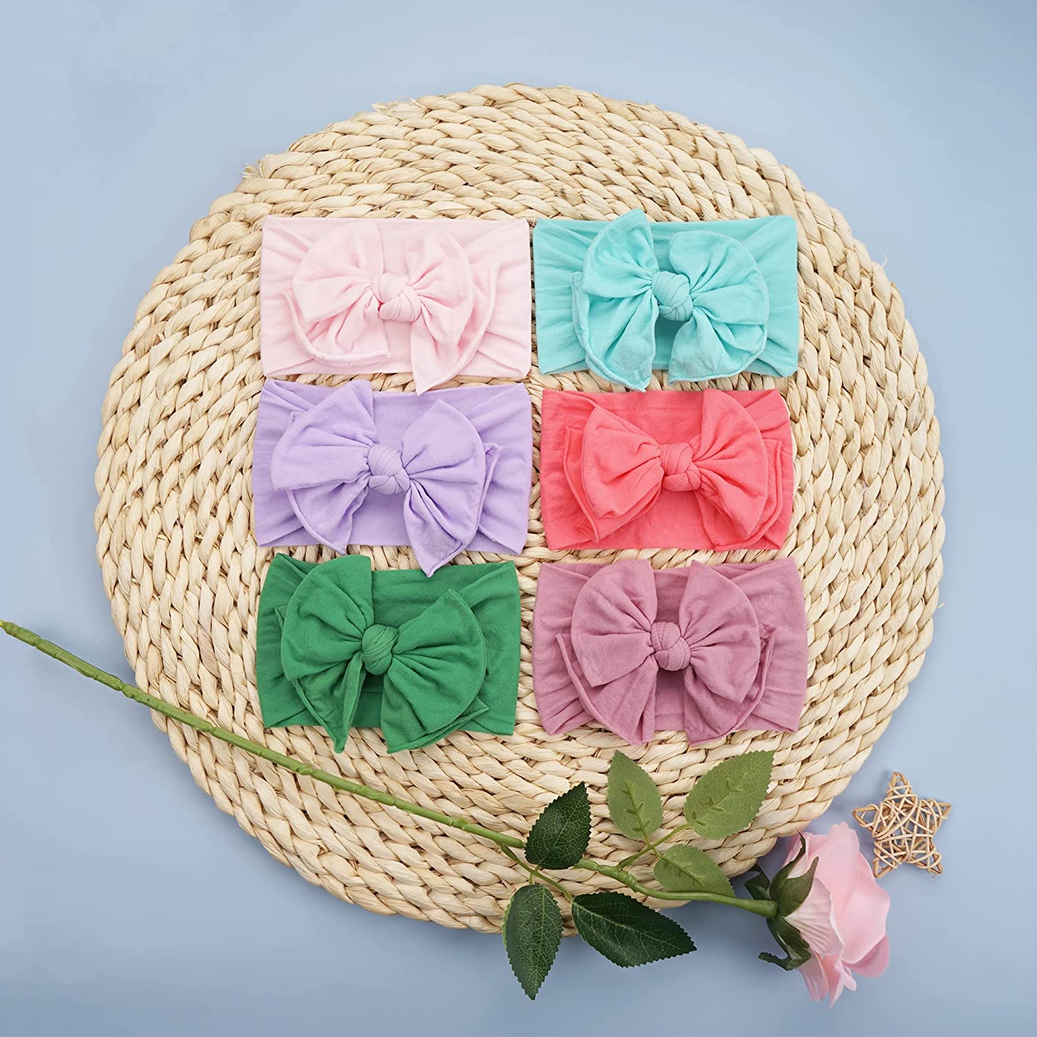 Baby Headband Newborn Soft Elastic Baby Turban Headband Bowknot Headbands for Baby Girls | TageUnlimited