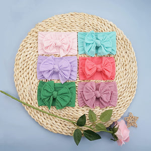 Baby Headband Newborn Soft Elastic Baby Turban Headband Bowknot Headbands for Baby Girls | TageUnlimited