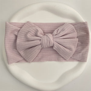 New Colors Knit Baby Headbands Rib Bow Elastic Soft Newborn Headbands for Baby Girl Children Turban Infant Kids Hair Accessories | TageUnlimited