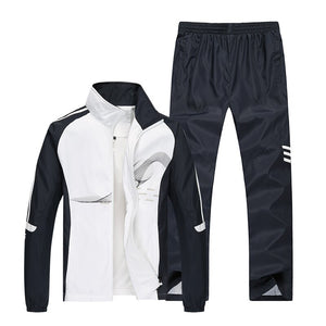 Men's Sportswear New Spring Autumn Tracksuit  High Quality Sets  Jacket+Pant Sweatsuit Male Fashion Print Clothing Size L-5XL | TageUnlimited
