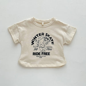 Fashion Kids Summer T-shirts Slub Cotton Toddler Baby Clothes Children Tops Tees For Boys &amp; Girls | TageUnlimited