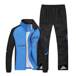 Men's Sportswear New Spring Autumn Tracksuit  High Quality Sets  Jacket+Pant Sweatsuit Male Fashion Print Clothing Size L-5XL | TageUnlimited