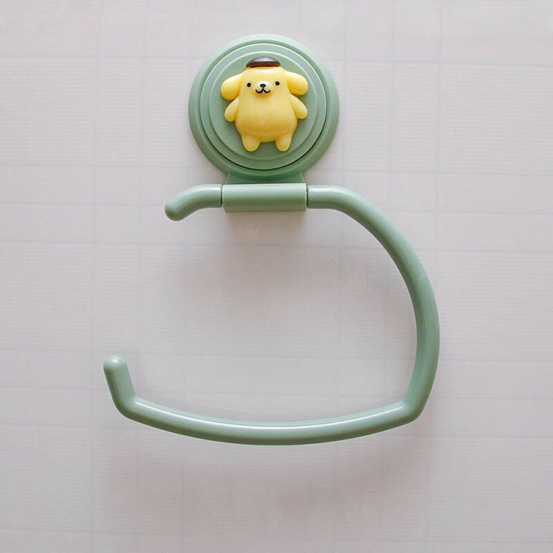 Cartoon Kids Towel Rack Sanrio Cinnamoroll Punch-Free Bathroom Tissue Rack My Melody Handy Towel Rack Kitchen Railing | TageUnlimited