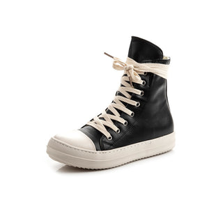 Fashion Women Black Sneakers  Chaussure Femme Women Sneakers Zipper Canvas Casual Shoes Woman Spring Ladies Shoe | TageUnlimited