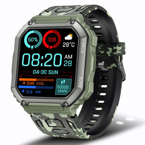 Smart Watch Men Big Battery Music Play Fitness Tracker Bluetooth Dial Call Sport Smartwatch Men for IOS Android | TageUnlimited