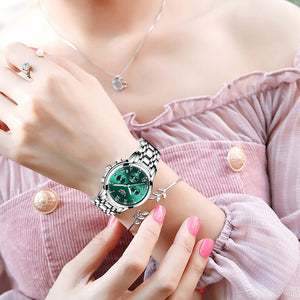 New Fashion Women Watches LIGE Top Brand Ladies Luxury Creative Steel Women Bracelet Watches Female Quartz Waterproof Watch Gift | TageUnlimited