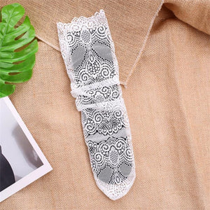 Women Black Lace Stockings Hollow Transparent Lace Stockings Pure Cotton Japanese Fleece Socks  Quilt Color Princess Socks | TageUnlimited