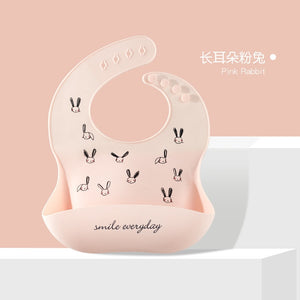 Waterproof Baby Bibs Soft Silicone Scarf Cute Cartoon Brint Baby Items Boys And Girls Adjustable Bibs Burp Sloths | TageUnlimited