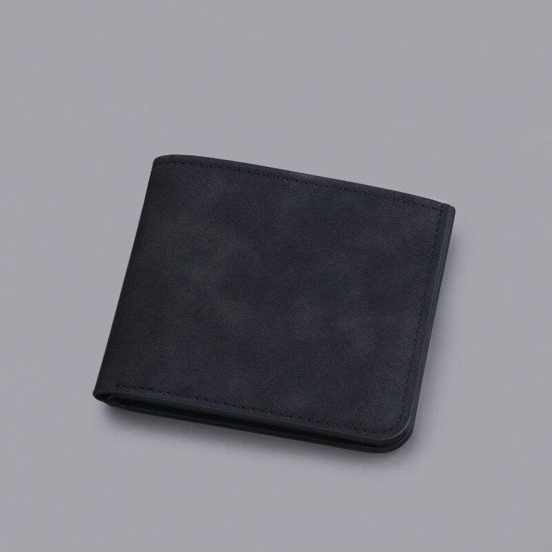 Mini Thin Men Wallet Card Holder Purse Coin Pouch Card Holder Short Vertical PU Leather Wallet Change Money Pouch | TageUnlimited
