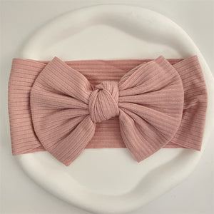 New Colors Knit Baby Headbands Rib Bow Elastic Soft Newborn Headbands for Baby Girl Children Turban Infant Kids Hair Accessories | TageUnlimited