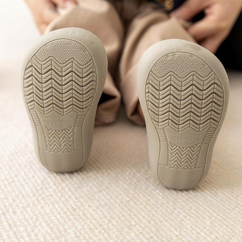 Baby Socks Shoes Baby Cute Cartoon Shoes Kids Boy Rubber Sole Child Floor Sneaker Toddler Girls First Walker Shoes For Newborns | TageUnlimited