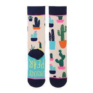 Autumn and winter socks women stockings plant cactus graffiti cotton socks personality fashion straight trendy socks | TageUnlimited