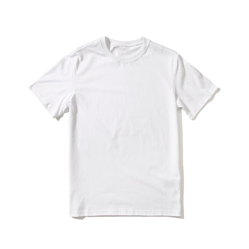 New Men T Shirt Cotton High Quality Short Sleeve Men T-shirt for Male Pure-color Leisure Man Tops Tshirt Tees | TageUnlimited
