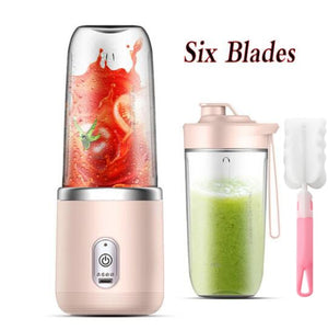 Portable Juicer Blender 300ml Electric Fruit Juicer USB Charging Lemon Orange Fruit Juicing Cup Smoothie Blender Machine | TageUnlimited