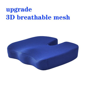 Coccyx Orthopedic Memory Foam Cushion Seat Massage Chair Gel Cushion Pad Car U-Shape Seat Cushion Travel Breathable Seat Cushion | TageUnlimited