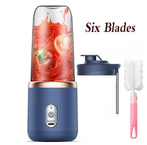 Portable Juicer Blender 300ml Electric Fruit Juicer USB Charging Lemon Orange Fruit Juicing Cup Smoothie Blender Machine | TageUnlimited