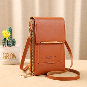3 Style Women Bags Soft Leather Wallets Touch Screen Cell Phone Purse Crossbody Shoulder Strap Handbag for Lady | TageUnlimited