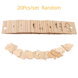 20pcs Montessori Kids Drawing Toys Wooden DIY Painting Stencils Template Craft Toys Puzzle Educational Toys for Children Gifts | TageUnlimited