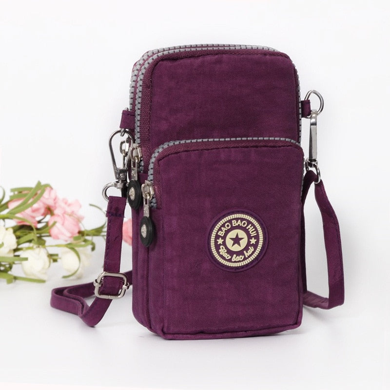 Small Shoulder Bag Nylon Women Mobile Phone Bag Mini Female Messenger Purse Lady Wallet CrossBody Bag Women Handbag | TageUnlimited