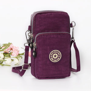 Small Shoulder Bag Nylon Women Mobile Phone Bag Mini Female Messenger Purse Lady Wallet CrossBody Bag Women Handbag | TageUnlimited