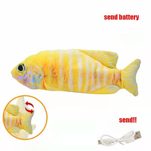 Cat Toys Electric Fish With USB Charging Built-In Lithium Battery Simulation Realistic Pet Molar Interactive Toys Pet Supplies | TageUnlimited