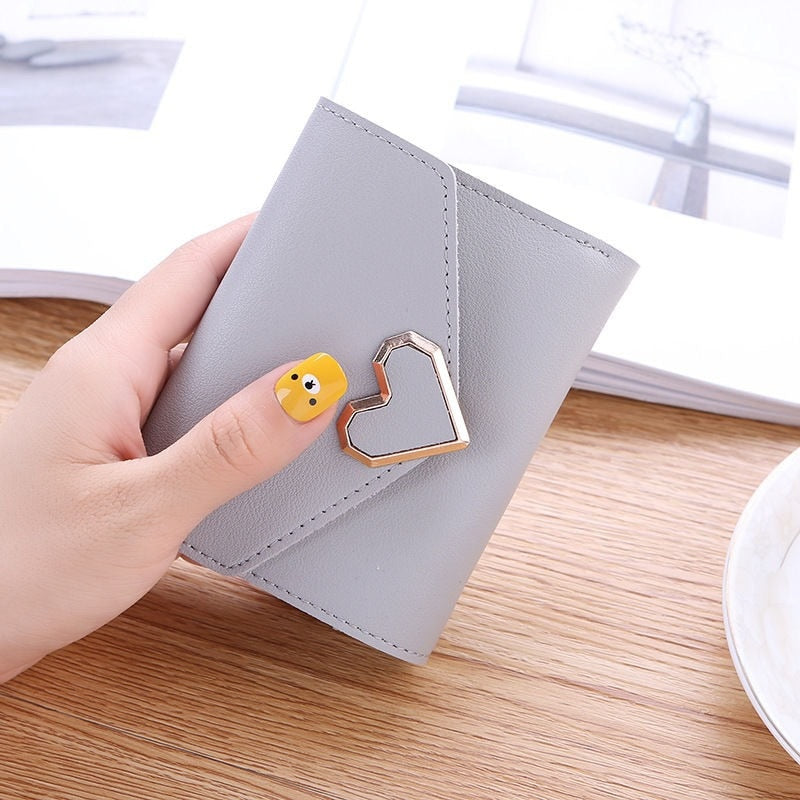 Fashion Women Wallets Leather Female Purse Mini Hasp Solid Multi-Cards Holder Coin Short Wallets Slim Small Wallet Zipper Hasp | TageUnlimited