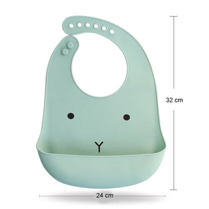 Waterproof Baby Bibs Soft Silicone Scarf Cute Cartoon Brint Baby Items Boys And Girls Adjustable Bibs Burp Sloths | TageUnlimited