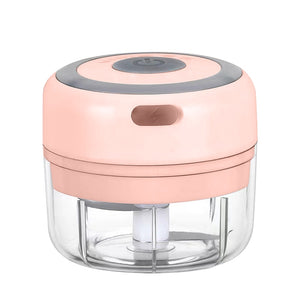 Mini Electric Garlic Grinder Chili Vegetable Chopper 100/250ML Wireless Portable Mixer Machine Crusher Kitchen Blender | TageUnlimited