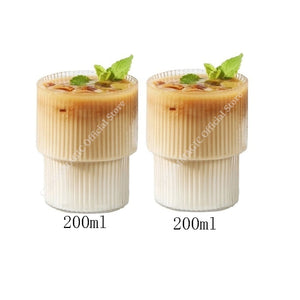 6/4/2/1Pcs American Coffee Mug Heat-Resistant Glass Cups Transparent Tea Mug Water Cup for Drinking Milk Beertea Juice Tumblers | 0 | TageUnlimited