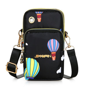 Small Shoulder Bag Nylon Women Mobile Phone Bag Mini Female Messenger Purse Lady Wallet CrossBody Bag Women Handbag | TageUnlimited