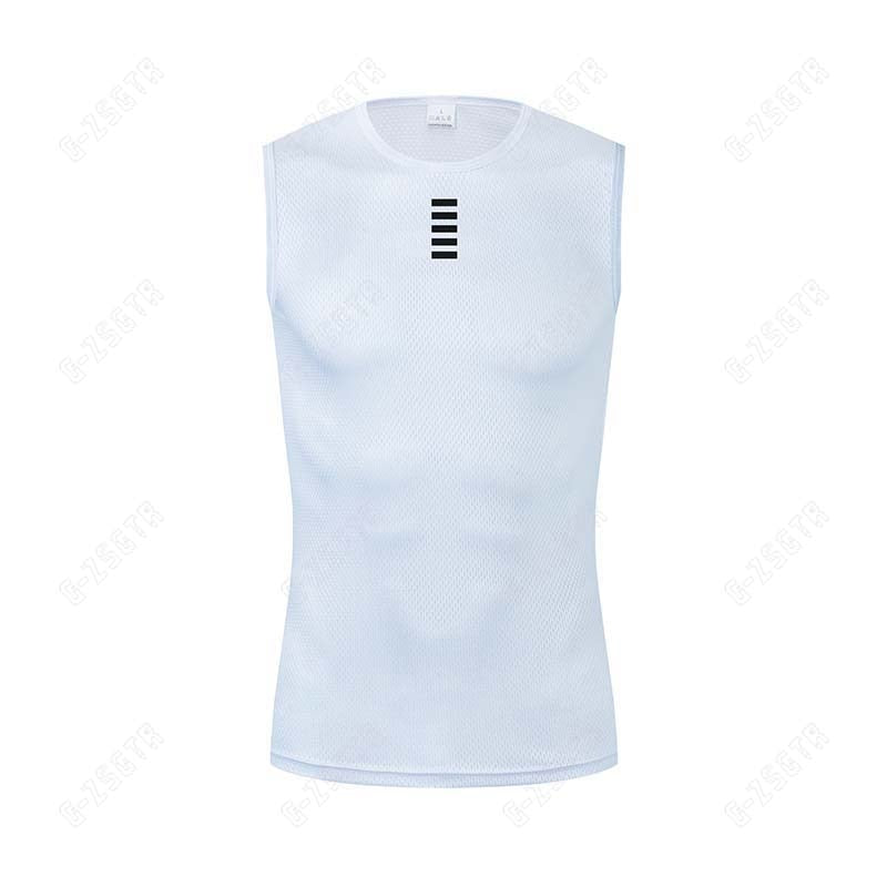 Cycling Underwear Sport Base Layer White Cycling Jersey Reflective Vest Men Undershirt Quick Dry Elastici Vest Road Bike Jersey | TageUnlimited