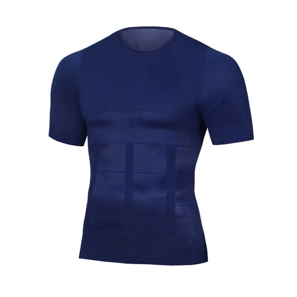 Men Slimming Shaper Posture Vest Male Tummy Abdomen Corrector Compression Body Modeling Fat Burner Chest Tummy Shirt Corset | TageUnlimited