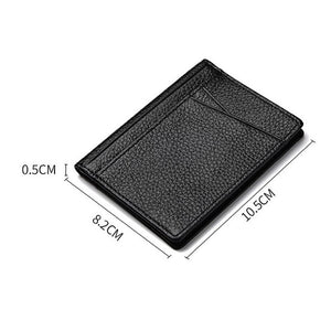 Buylor Men Wallet Soft Super Slim Wallet Genuine Leather Mini Credit Card Holders Wallet Thin Card Purse Small Bags for Women | TageUnlimited