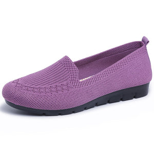 Mesh Breathable Sneakers Women Breathable Light Slip on Flat Casual Shoes Ladies Loafers Socks Shoes Women Zapatillas Mujer | TageUnlimited