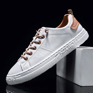Men Casual Shoes Lightweight Breathable Men Shoes Flat Lace-Up Men Sneakers White Business Travel Unisex Tenis Masculino | TageUnlimited