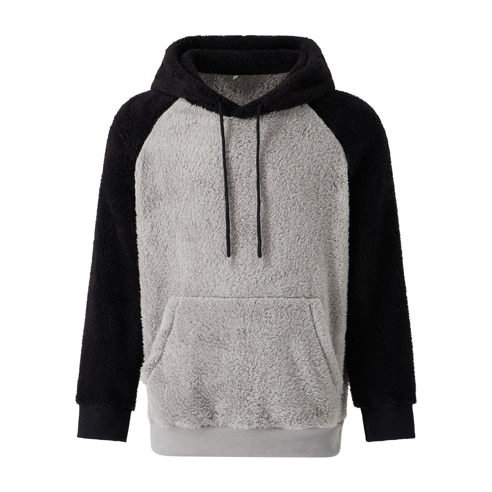 New Autumn and Winter Warm Men´s Wool Hooded Sweatshirts Letter Print Hooded Pullover Kangaroo Pocket Hooded Fleece Sweatshirts | TageUnlimited
