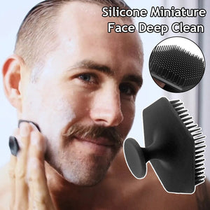 Men Facial Cleaning Scrubber Silicone Miniature Face Deep Clean Shave Massage Face Scrub Brush Beauty Shower Skin Care Tool New | TageUnlimited