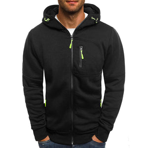 Brand New Men Hoodies Sweatshirts Leisure Cardigan Men Hooded Pullovers Jacquard Casual Man Hoody Sweatshirt Jackets | TageUnlimited