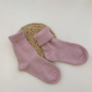 Solid Rabbit Hair Woman Socks Winter Thick Warmer Long Socks Japanese Kawaii Cute Thermal Cashmere Christmas Sock New Year Gifts | TageUnlimited