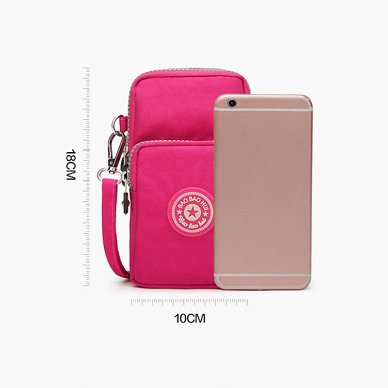 Small Shoulder Bag Nylon Women Mobile Phone Bag Mini Female Messenger Purse Lady Wallet CrossBody Bag Women Handbag | TageUnlimited
