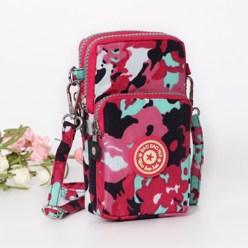 Small Shoulder Bag Nylon Women Mobile Phone Bag Mini Female Messenger Purse Lady Wallet CrossBody Bag Women Handbag | TageUnlimited