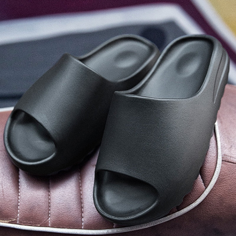 Men/Women Beach Slippers Luxury Brand Fashion Sandals Outdoor Indoor Non-Slip New Designer Ladies Slides Platform Shoes | TageUnlimited